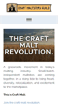 Mobile Screenshot of craftmalting.com